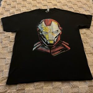Iron Man Tee, Large, Black.